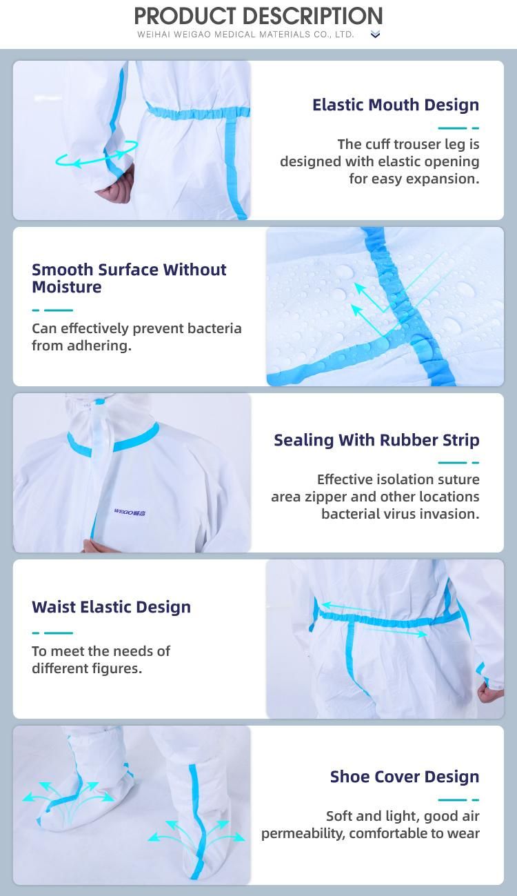 Disposable Non Woven Protective Suit