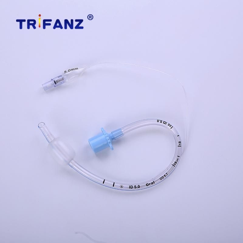 Medical PVC Tracheostomy Tube Cuffed