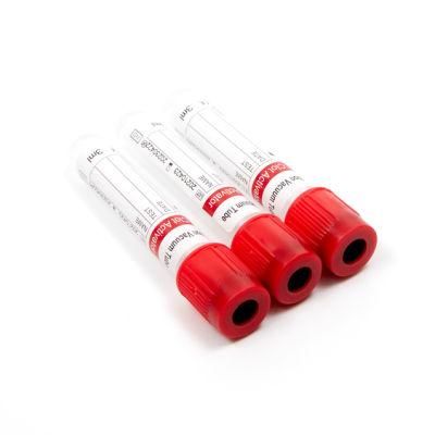 Disposable Medical Plain Tube Vacuum Blood Collection Tube System