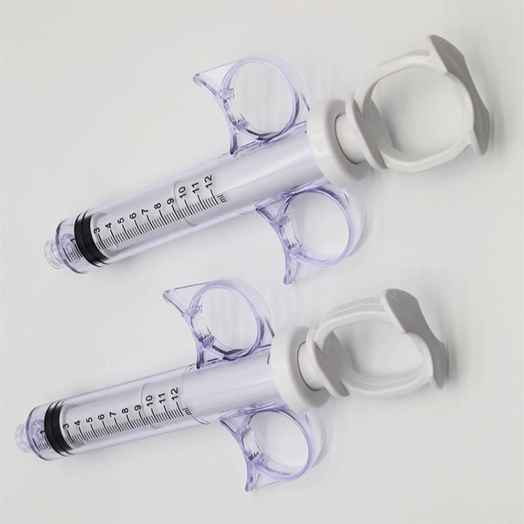 China Factory Medical Contrast Agent Injector Ring Handle Syringe Injector