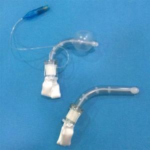 Factory Wholesale Cheap Price High Quality Medical Disposable PVC Tracheostomy Tube with Cuffed/Without Cuffed