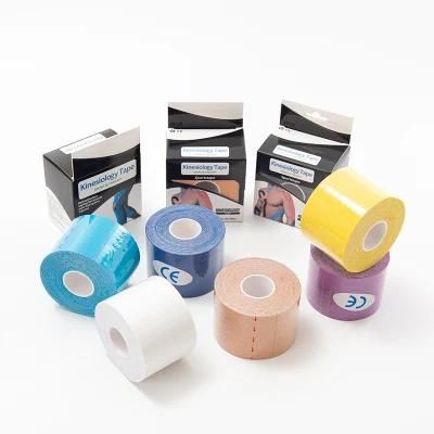 China Manufacture Cotton Waterproof Sport Tape Kinesiology Tape
