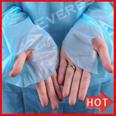 Disposable CPE Film Isolation Gown