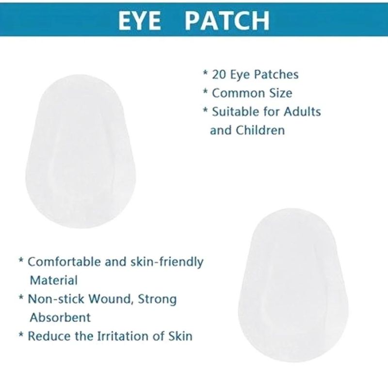 Oval Shape Individually Packed Medical Sterile Eye Pads