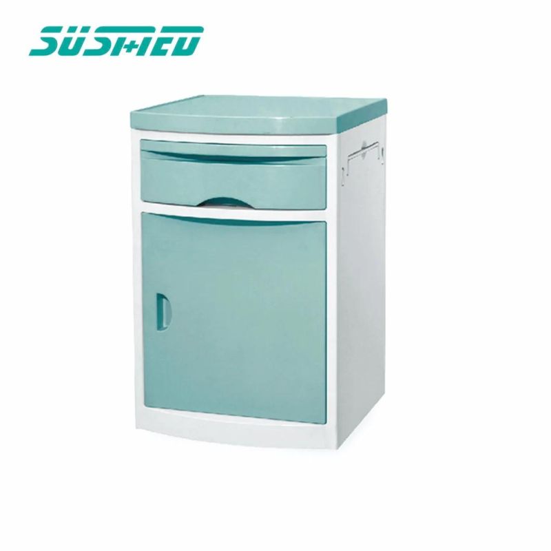 Mobile Medical Cabinets Metal Bedside Locker with Drawer