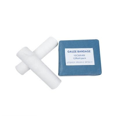 First Aid Medical Surgical Supply Absorbent 100% Cotton Gauze Roll Bandage