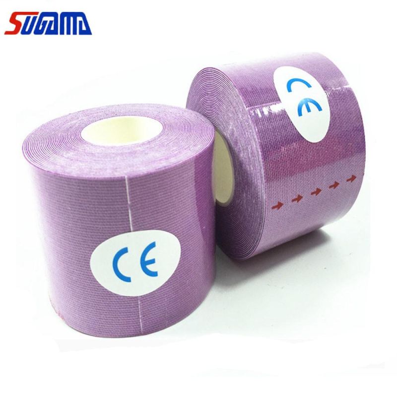 Nature Cotton Elastic Self Cohesive Sport Bandage Kinesio Tapes