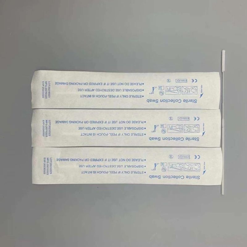 Sterile and Individual Packing Nylon Flocked Nasal Swab in Stock