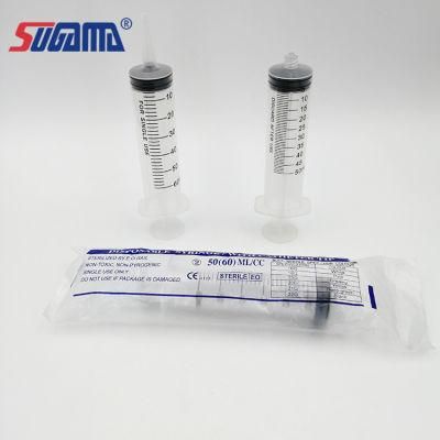 Medical Sterile Disposable Luer Lock 200ml Syringe with Caps