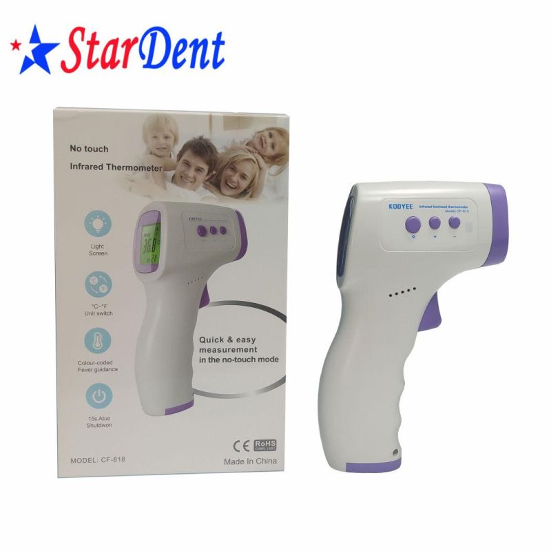 Medical Equipment Available Hidon Non-Contact Infrared Forehead Clinical Thermometer with Ce