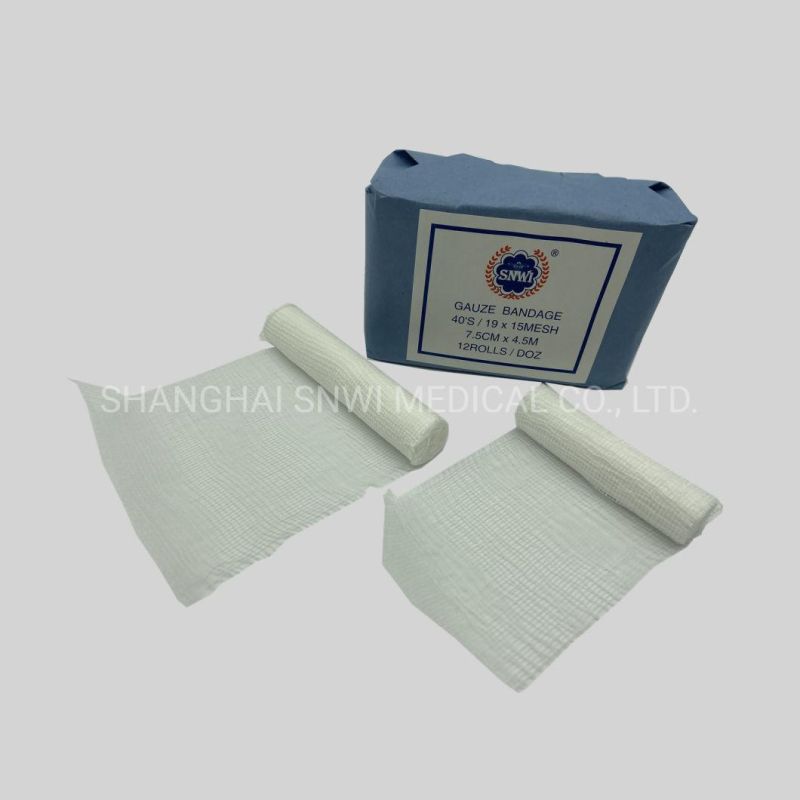 Hot Sale High Quantity Medical Supply Absorbent Gauze Roll Bandage for Hospital Use