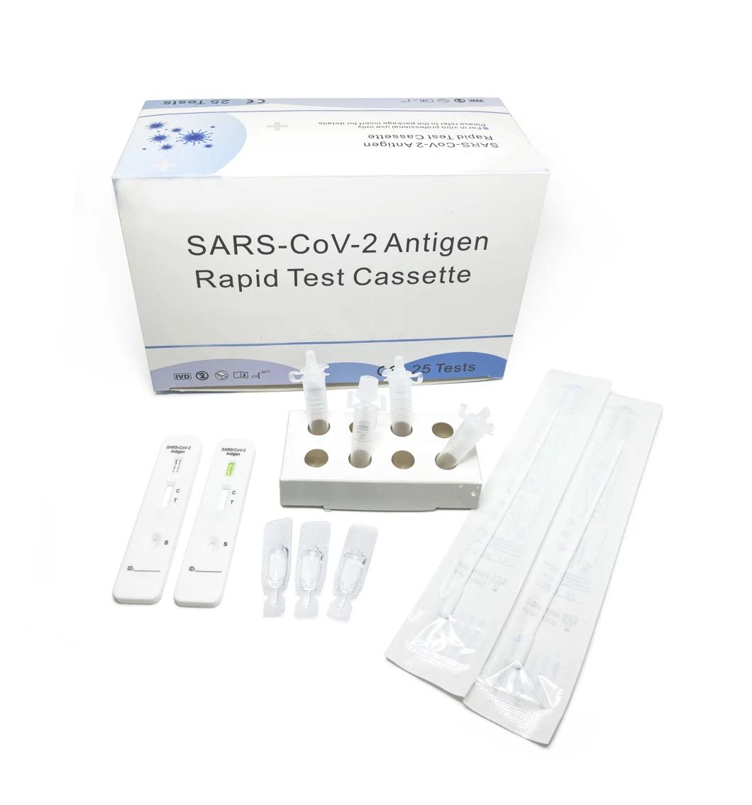 CE Approve Home Use Antigen Test Cassette Kit, Antigen Oropharyngeal Rapid Test