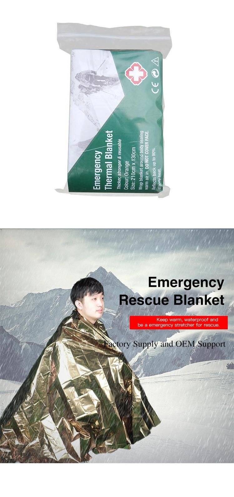 Yellow Water Proof Polyfoam Emergency Foil Rescue Blanket Space for Sale