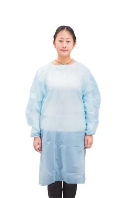 Medical/Surgical/Hospital/Laboratory/Food/Healthcare Protective Non-Woven Isolation Gown/Clothing/Suit