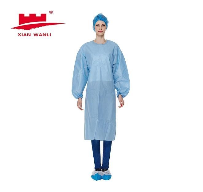 ASTM Level 1/2/3/4 Medical Use Disposable Surgical Gown SMS/PP+PE/ SMMS CE