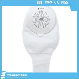 Cheap Colostomy Bags with Transparent Bag Film and Soft Non Woven Backing