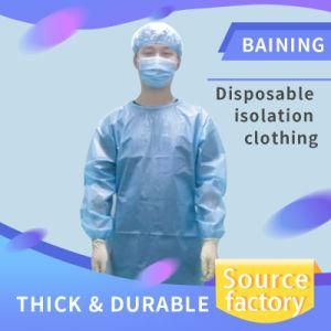 Isolation Gown Surgical Gown Protective Clothing En14126 ANSI/Ammi Level 2/3