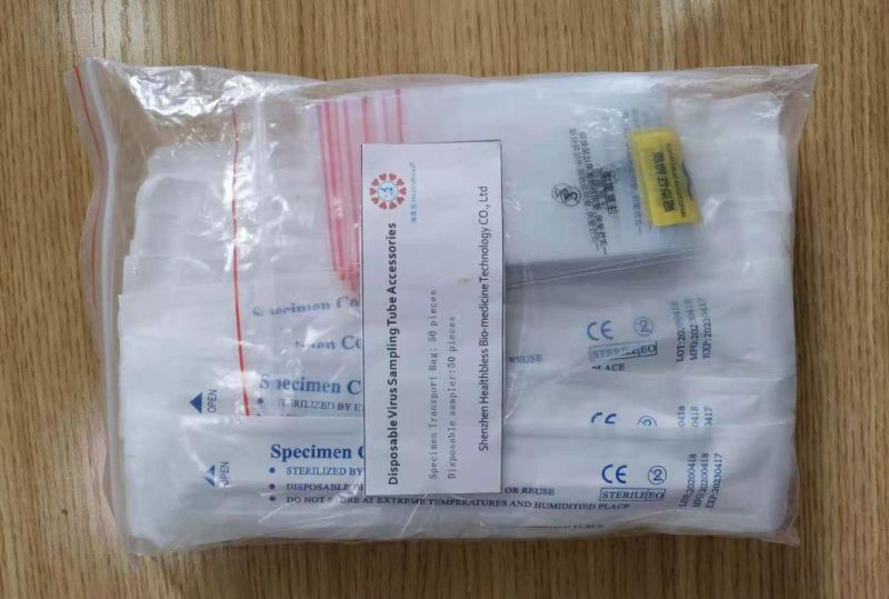 Cfda and CE Disposable Virus Sampling Tube and Swab