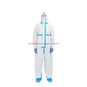 Anti-Static Breathable Coverall with Hood for Dust-Free Workshop ESD Clothes Unisex Working Uniform Reusable
