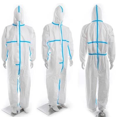 En14126 Hospital Medical Protective Isolation Coverall by China Factory