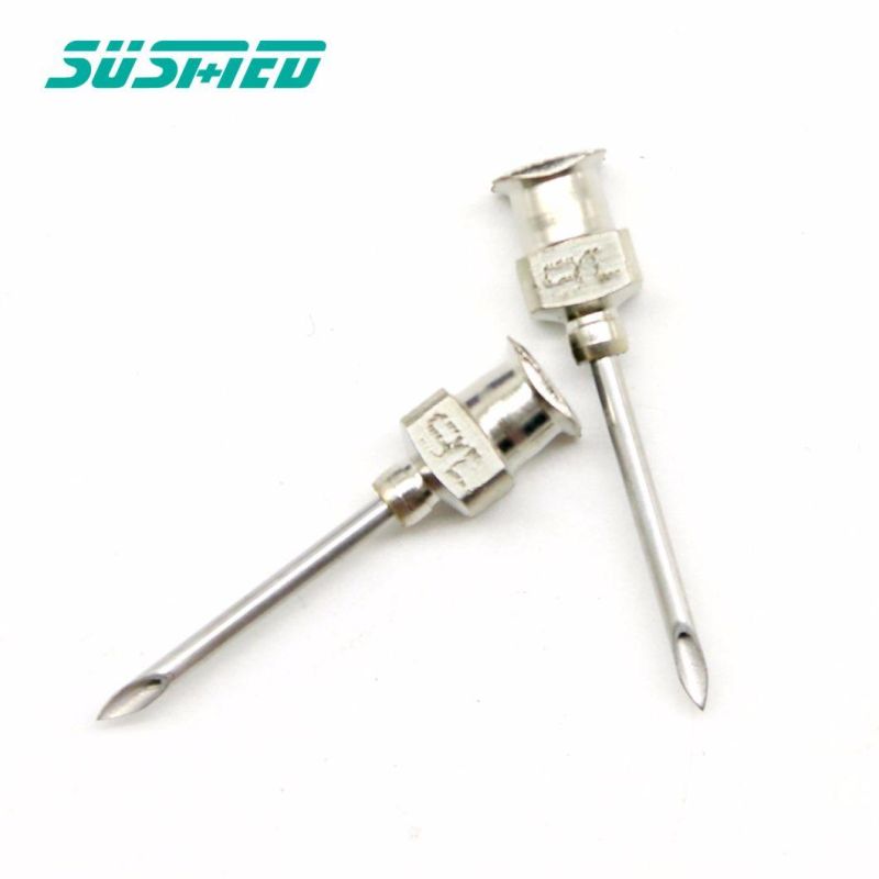 Veterinary Stainless Steel Needles Animal Syringes Needle with Copper Hub