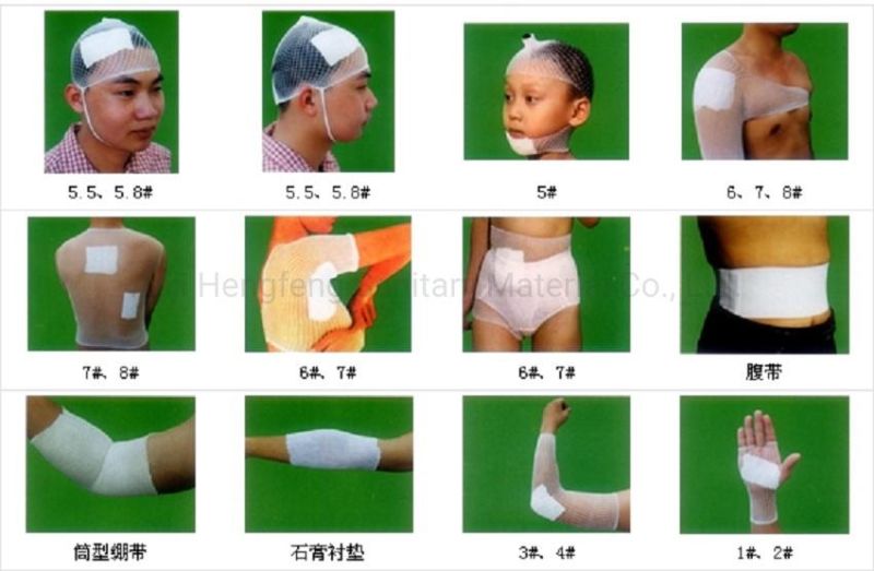 Mdr CE Approved Sugama Spandex and Nylon Elastic Tubular Net Bandage 1# (1.7CM)