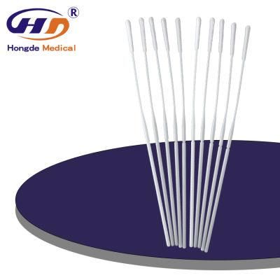 HD5 Medical Disposable Specimen Collection Sterile Nylon Flocked Nasopharyngeal Swab Throat Oral Nasal Swab