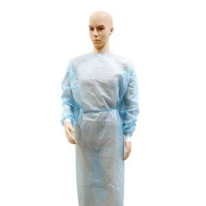 Hot Sale Wholesale Medical Suit Protective Disposable Coverall Safety Non Woven Surgical Blue Gowns Home Products Isolation Clothing