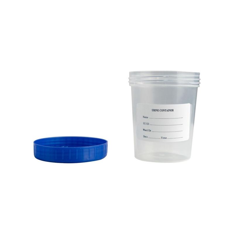 Hospital Disposable Plastic Screw Cap Urine Test Container Urine Cup