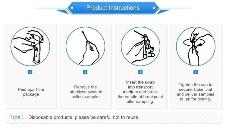 Virus Transport Medium for Sampling Collection Swab