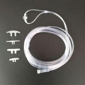 Disposable Medical Grade PVC Nasal Oxygen Cannula for Adult and Pediatric