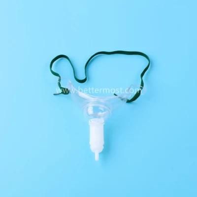 Disposable High Quality Medical PVC Oxygen Tracheostomy Mask with 360 Rotation Connector
