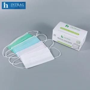 Earloop Non-Woven 3ply Disposable Medical Surgical Face Mask for Medical Workers