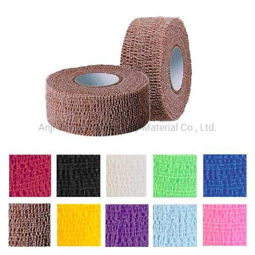 Factory Direct Sale 95% Nonwoven+5% Spandex Veterinary Cohesive Bandages (5cm*4.5m)