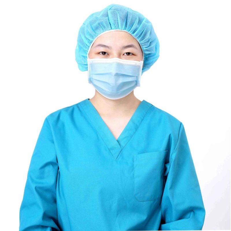 Disposable Medical Surgical Nurse Big Size Mob Cap/Bouffant Cap/Strip Cap Non Woven Caps on Sales