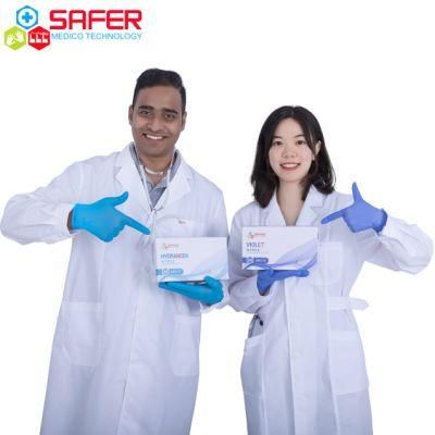Nitrile Gloves Prices Powder Free Disposable Medical with High Quality Violet