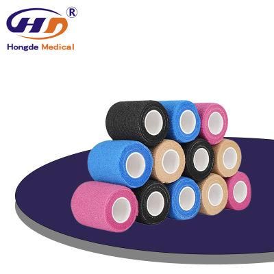2022 High Quality Medical Supply Non Woven Cotton Easy Tear Self Adhesive Bandage