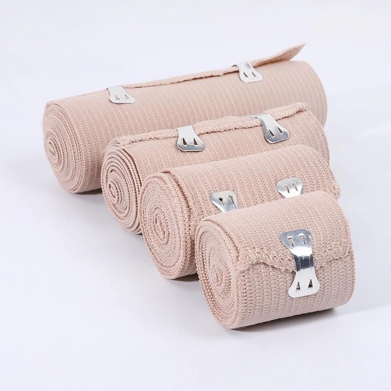 Wholesale Factory Elastic Bandage Fabric Dressing Gauze Bandage Rolls