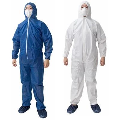 Disposable Hood Protective Coveralls Manufacturer PP Coverall