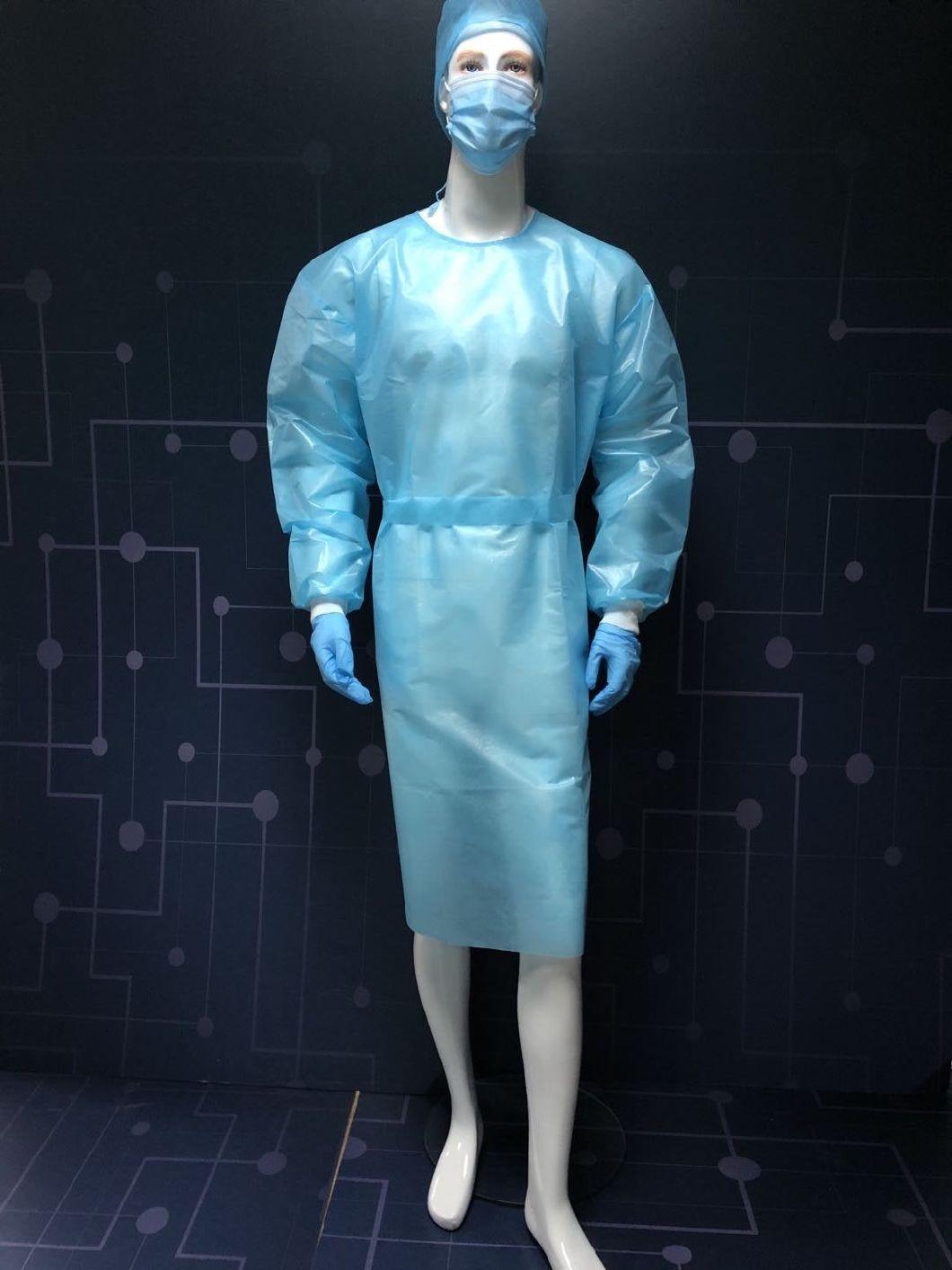 PP+PE Hospital Medical Disposable Isolation Gown