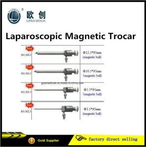 Ce ISO Certificate Approved 5mm Laparoscopic Magnetic Trocar