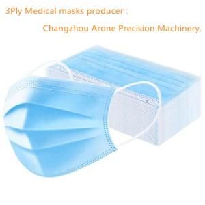 Facial Medical Protective Disposable Face Mask Melt-Blown for Non-Sterile