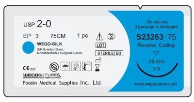 Black Surgical Sutures of Wego Brand