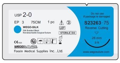 Black Surgical Sutures of Wego Brand