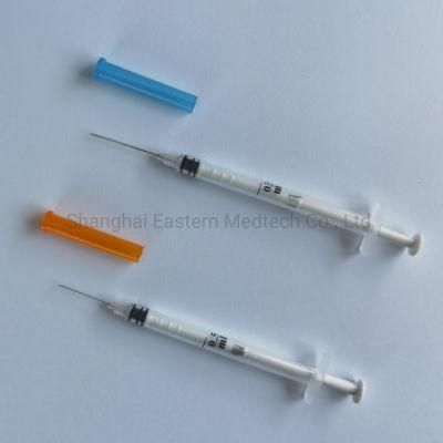 Disposable Medical Device High Quality Ad Self-Destroy Fixed Dose Vaccine Syringe 0.1ml 0.5ml