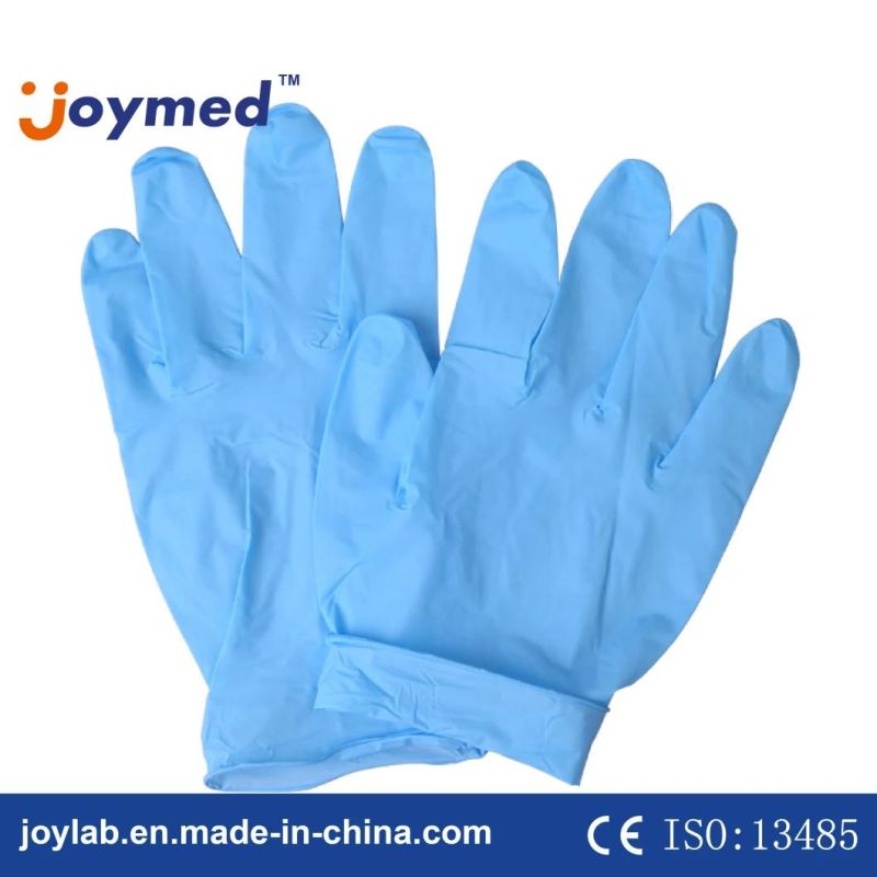 Blue Nitrile Gloves Examination Gloves Kitchen Gloves