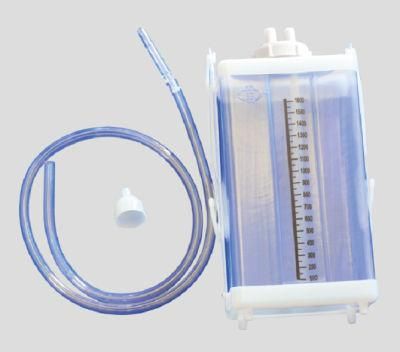 Single-Use Medical Chest Drainage Bottle (single lumen, 1600ml)