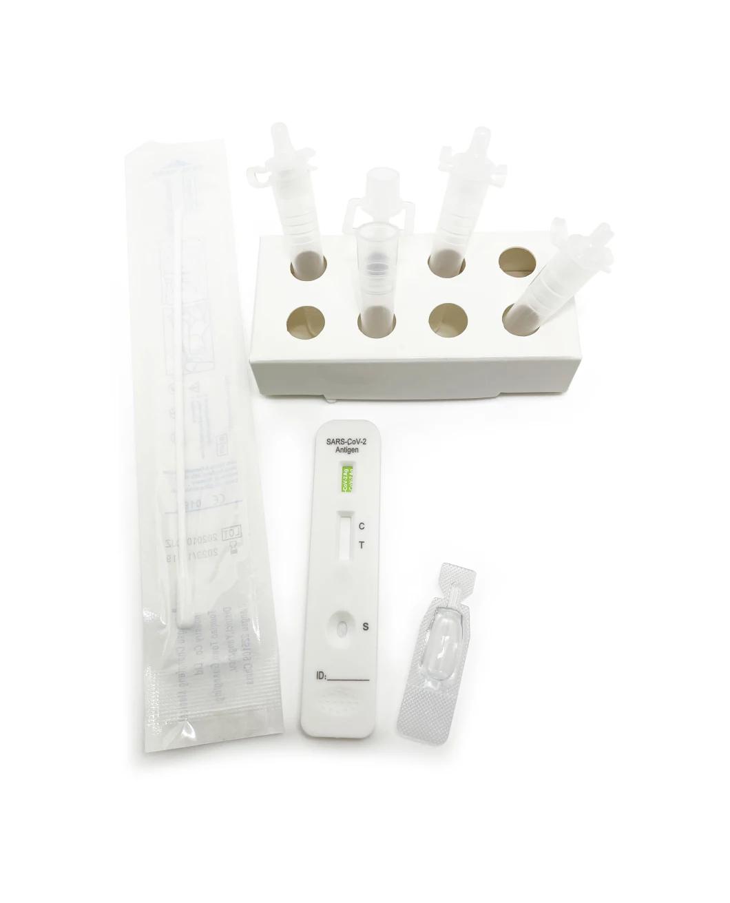 CE Approve Home Use Antigen Test Cassette Kit, Antigen Oropharyngeal Rapid Test