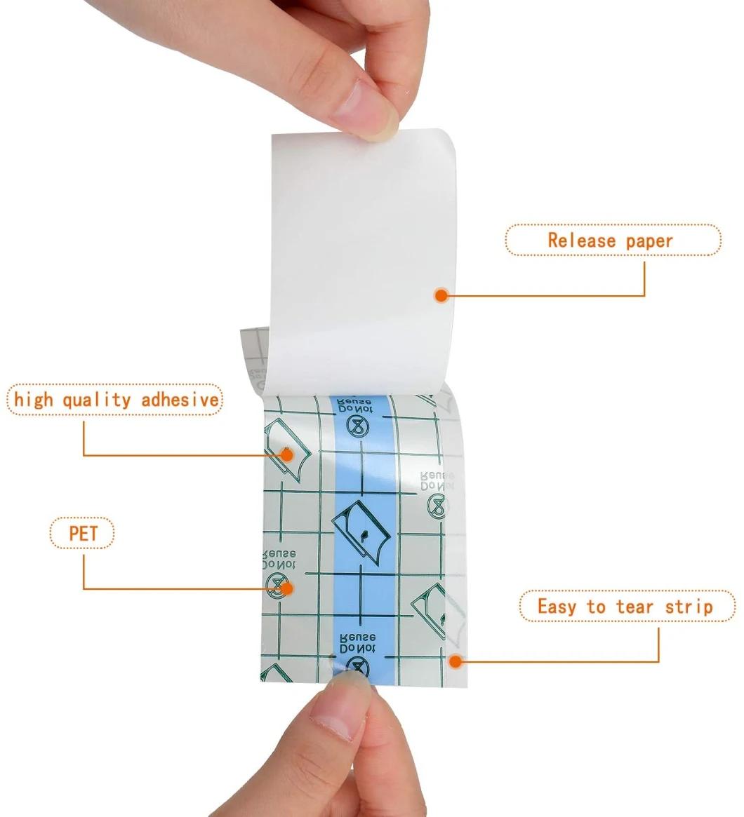 Sterilized PU Film Tattoo Aftercare Elastic Adhesive Bandage Wound Dressing Waterproof Tape