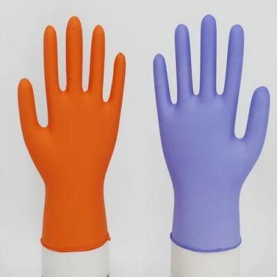 Exam Grade Disposable Nitrile Gloves with Ce Medical Gloves Powder Free Gloves SGS Latex